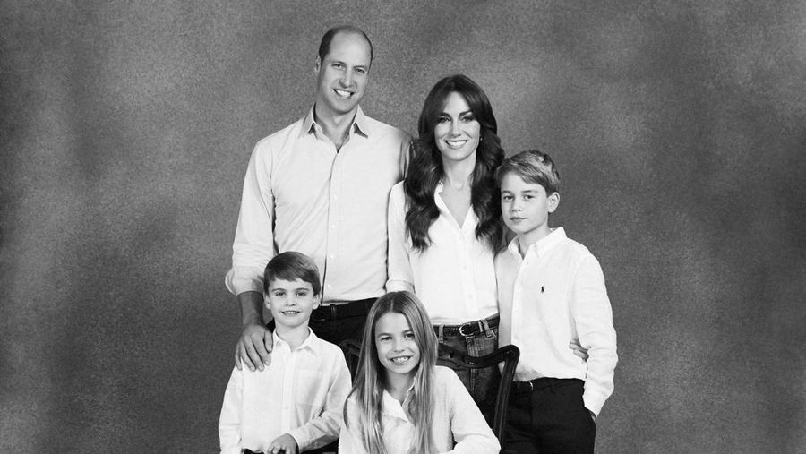 UNSPECIFIED - DECEMBER 9: NEWS EDITORIAL USE ONLY. NO SALES. NO USE AFTER 31ST JANUARY 2024 WITHOUT PRIOR PERMISSION FROM BUCKINGHAM PALACE Copyright in the photograph is vested in The Prince and Princess of Wales. Publications are asked to credit the photograph to Josh Shinner. The photograph is being made available by way of license on condition that: a) The photograph shall be solely used for news editorial purposes only. It shall not be approved for souvenirs, or memorabilia; or anything colourably similar. b) No charge should be made for the supply, release or publication of the photograph. c) There shall be no commercial use whatsoever of the photograph (including by way of example only) any use in merchandising, advertising or any other non[1]news editorial use. d) The photograph must not be digitally enhanced, manipulated or modified in any manner or form and must include all of the individuals in the photograph when published. e) The photograph shall not be used after 31st December 2024 without prior permission from Kensington Palace. Any questions relating to the use of the photograph should be first referred to Kensington Palace and before publication. *** In this undated handout provided by Kensington Palace, and taken by the photographer Josh Shinner earlier this year in Windsor, Prince William, Prince of Wales and Catherine, Princess of Wales pose with their three children Prince George, Princess Charlotte and Prince Louis. (Photo by Josh Shinner/Kensington Palace via Getty Images)