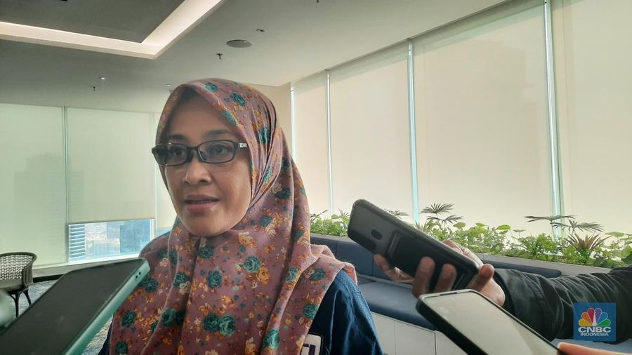 Direktur Utama Bakti, Fadhilah Mathar (CNBC Indonesia/Novina)