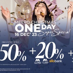 METRO Tebar Promo Spesial Natal, Diskon Hingga 70%!