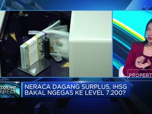 Neraca Dagang Surplus, IHSG Bakal Ngegas ke Level 7.200?