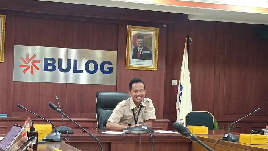 Perum Bulog memastikan stok cadangan beras pemerintah (CBP) . (CNBC Indonesia/Martya Sari)