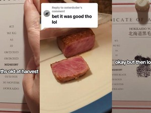 Pesan Daging Wagyu, Wanita Ini Merasa Bersalah Gegara Sertifikat Ini