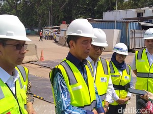 Jokowi Cek Proyek MRT Bundaran HI-Kota: Sudah 28%, Berfungsi 2027!