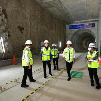 Penampakan Terbaru Proyek MRT Fase 2A yang 'Disidak' Jokowi