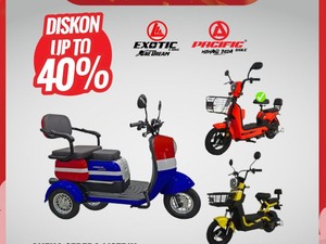 Cuma di Transmart Full Day Sale Sepeda Listrik Hemat Rp 2 Jutaan