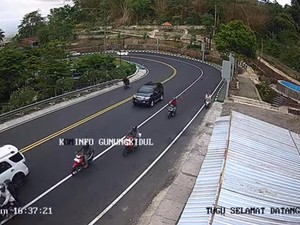 Update Kondisi Lalu Lintas Jalan Wonosari Sore Ini