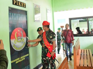 Pangdam Merdeka Resmikan Rumah Jaga di Poso, Tegaskan TNI Netral di Pemilu