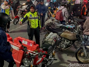49 Pemotor di Kota Kediri Ditilang Saat Terjaring Razia Knalpot Brong