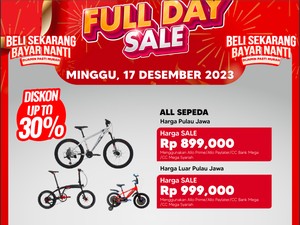 Gebyar Diskon! Semua Merek Sepeda di Transmart Full Day Sale Cuma Rp 800 Ribuan