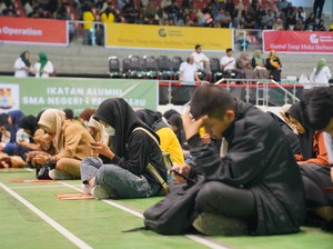 Ikasmansa Pekanbaru Bareng Bimbel Ganesha Operation Gelar Try Out Gratis