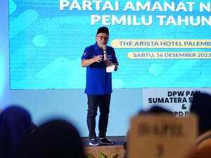 Zulhas Ajak Kader PAN Palembang Kerja Keras Menangkan Prabowo-Gibran