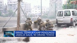 Israel Gempur Kamp Pengungsi Jabalia Gaza, 90 Orang Tewas