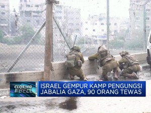 Israel Gempur Kamp Pengungsi Jabalia Gaza, 90 Orang Tewas