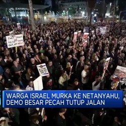 Warga Israel Murka ke Netanyahu, Demo Besar Pecah Tutup Jalan