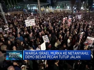 Warga Israel Murka ke Netanyahu, Demo Besar Pecah Tutup Jalan