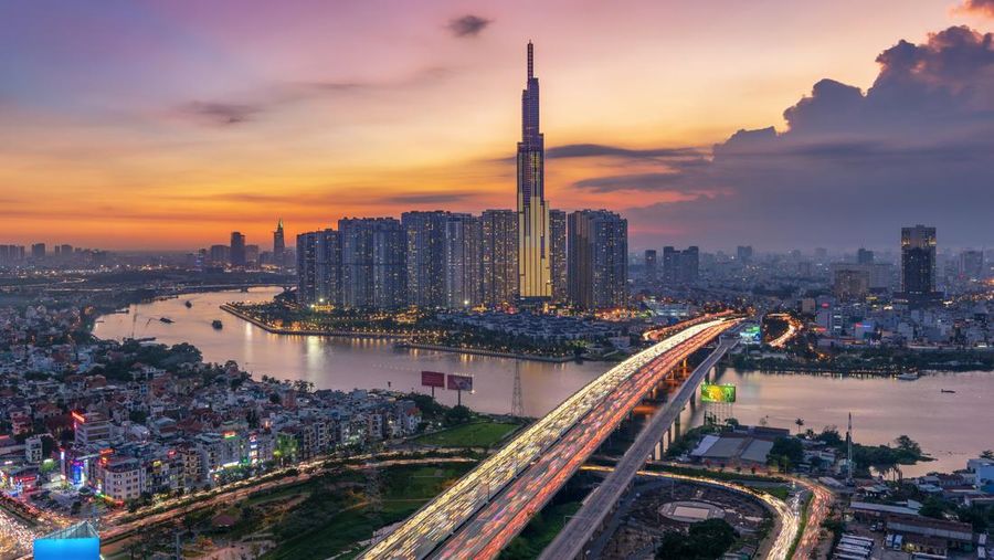 Gedung pencakar langit Landmark 81 di Kota Ho Chi Minh, Vietnam. (AP Photo/Business Wire)