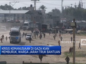 Krisis Kemanusiaan Di Gaza Memburuk, Warga Jarah Truk Bantuan