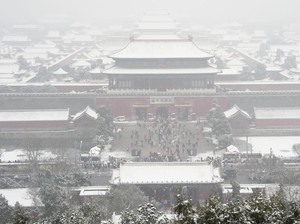 Sekolah di Beijing Tutup Sementara Imbas Badai Salju