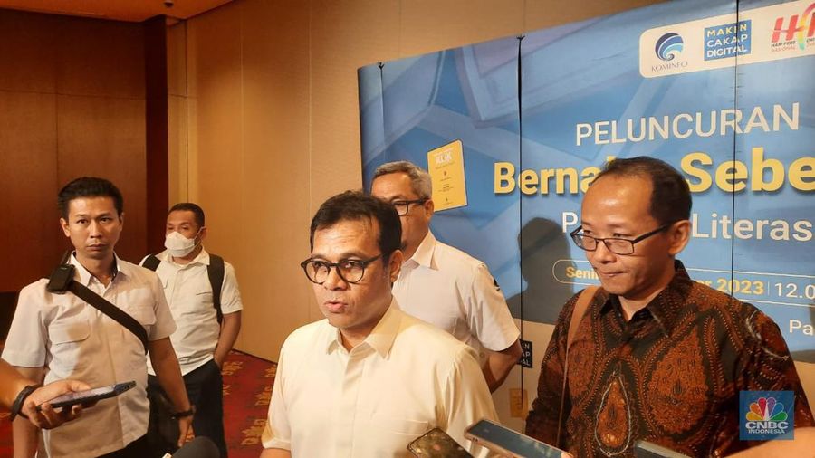 Wakil Menteri Komnfo Nezar Patria (CNBC Indonesia/Novina)