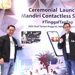 Bank Mandiri Pamer Fitur Pembayaran Nirsentuh