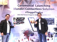 Bank Mandiri Pamer Fitur Pembayaran Nirsentuh