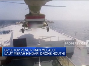 BP Setop Pengiriman Melalui Laut Merah Hindari Drone Houthi