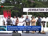Video: Kurangi Macet, Jokowi Resmikan Jembatan Otista Bogor