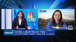 Cuan Libur Sekolah & Nataru, Transaksi Tiket Online Naik 20%