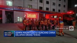 Video: Gempa M6,1 Guncang China Delapan Orang Tewas