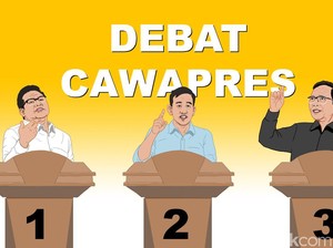 Debat Cawapres 2024 Pertama: Jadwal, Tema, Live TV, Moderator, Panelis