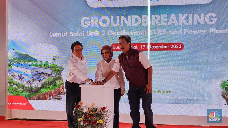 Pembangkit Listrik Tenaga Panas Bumi (PLTP) Lumut Balai Unit 2 di Muara Enim, Sumatera Selatan, milik PT Pertamina Geothermal Energy Tbk (PGEO) mulai dibangun. Pembangkit 