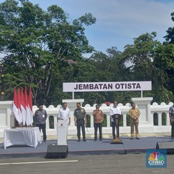 Jokowi Resmikan Jembatan Otista Kota Bogor Rp50 Miliar