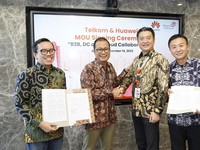 Gandeng Huawei, Telkom Incar Sumber Cuan Baru
