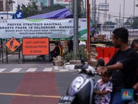 Foto: Proyek LRT Jakarta Rawamangun-Manggarai Rp 5,5 T