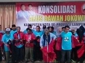 Puluhan Kader PDIP di Lampung Deklarasi Dukungan untuk Prabowo-Gibran