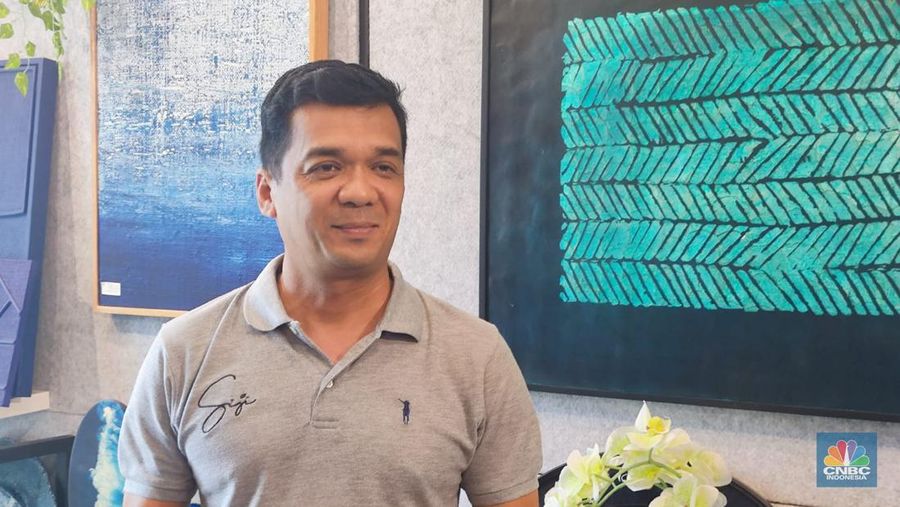Achmad Kurnia Director Siji, Kerajinan RI mendunia. (CNBC Indonesia/Sefti Oktarianisa)