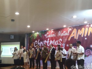 Anies Hadiri Kick-off Safari Natal AMIN di Kelapa Gading Jakut