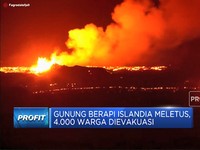 Ngeri! Ini Penampakan Erupsi Gunung Berapi di Islandia