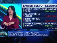 Covid-19 Melonjak, Saham Farmasi & Kesehatan Semarak Lagi?