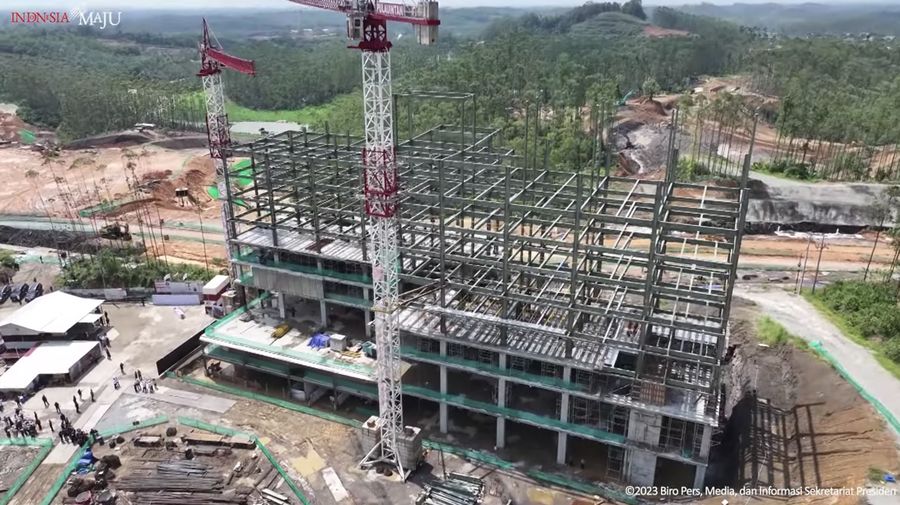 Hotel Nusantara IKN. (Tangkapan Layar Youtube Sekretariat Presiden)