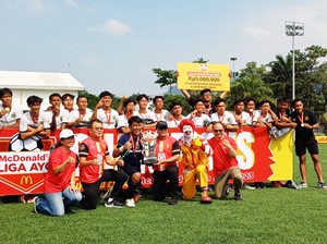 Hore! SMAN 10 Bandung Jadi Juara McDonaldss Liga Ayo 2023