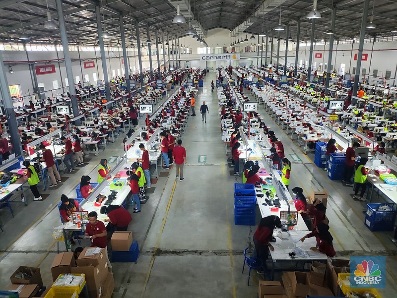 Pabrik. (CNBC Indonesia/Sefti Oktarianisa)