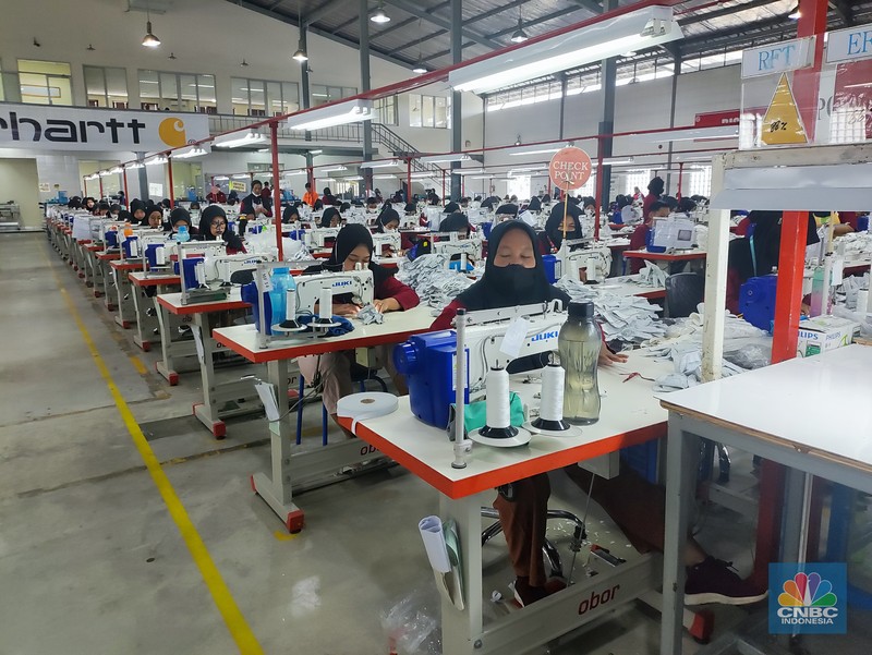 Pabrik. (CNBC Indonesia/Sefti Oktarianisa)