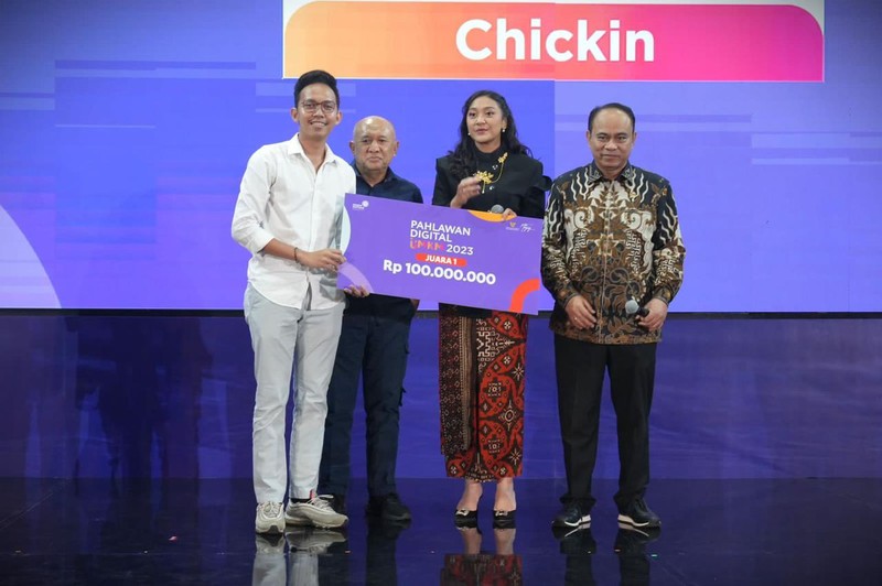 Pahlawan Digital UMKM 2023 Awarding Night. Pahlawan Digital UMKM 2023 Awarding Night. (Dok. Kementerian Koperasi dan UKM)