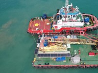 Menuju Green Company, PTK Pasang PLTS di Kapal Derek