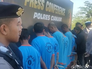 9 Maling Motor Rontok di Tangan Polisi Cianjur