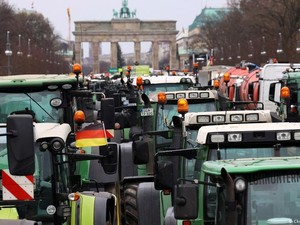 Subsidi Pertanian Dipangkas, Asosiasi Petani Gelar Protes di Berlin