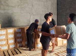 KPU Karangasem Terima Ratusan Ribu Surat Suara Pilpres