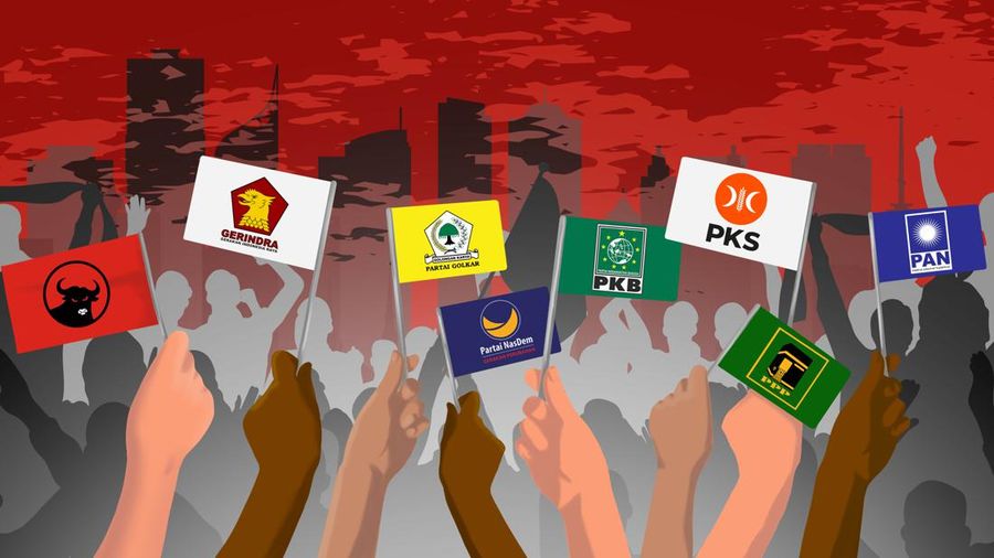 Cover Bendera Partai Politik