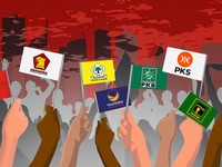 Real Count KPU 20.00 WIB : PKS Kuasai Jakarta, Jateng Kandang PDIP
